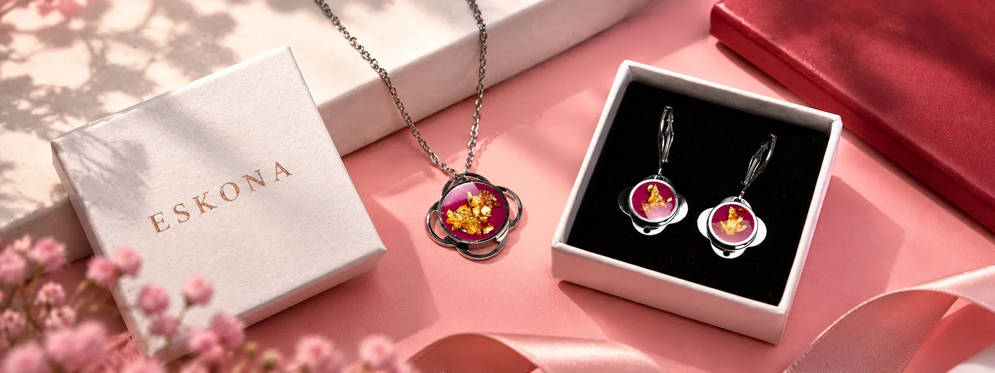Folé Kollektion - Edelstahlschmuck in Blumenform