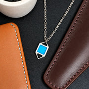 Quadrata necklace / turquoise