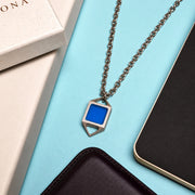 Quadrata necklace / turquoise