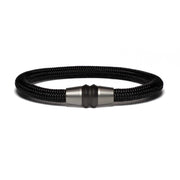 Bracelet bi-color black - Paracord black