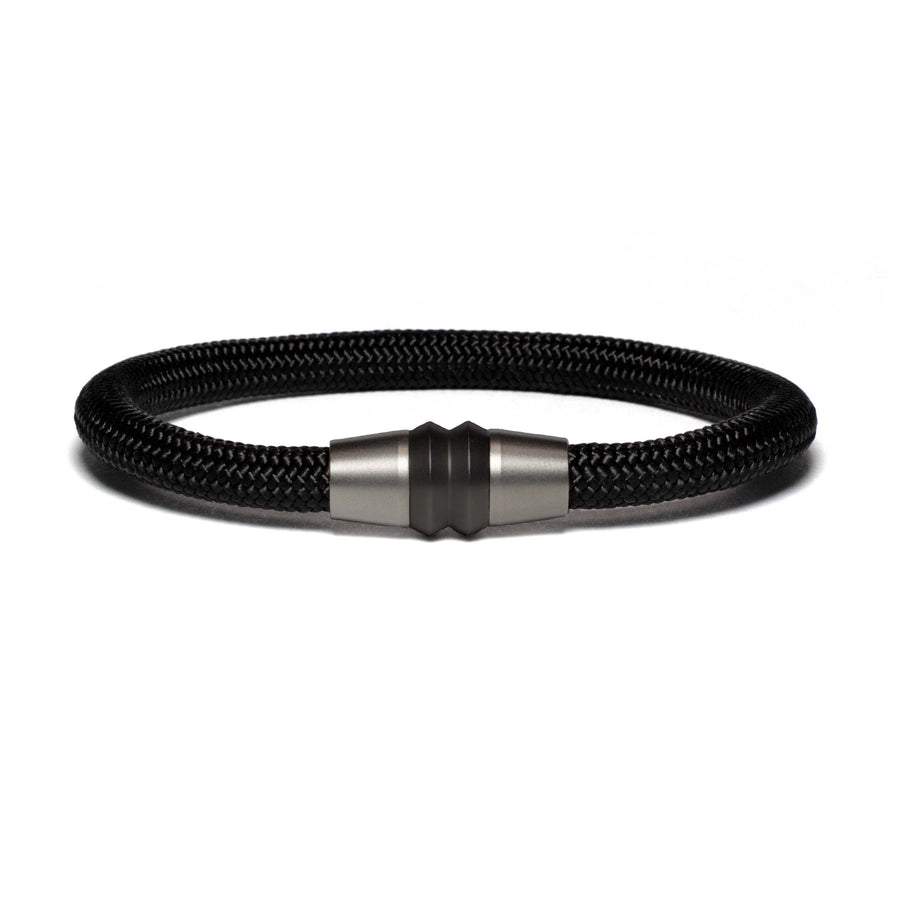 Bracelet bi-color black - Paracord black