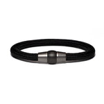 Lade das Bild in den Galerie-Viewer, Armband Bi-Color Schwarz - Paracord Schwarz
