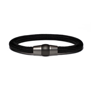 Armband Bi-Color Schwarz - Paracord Schwarz