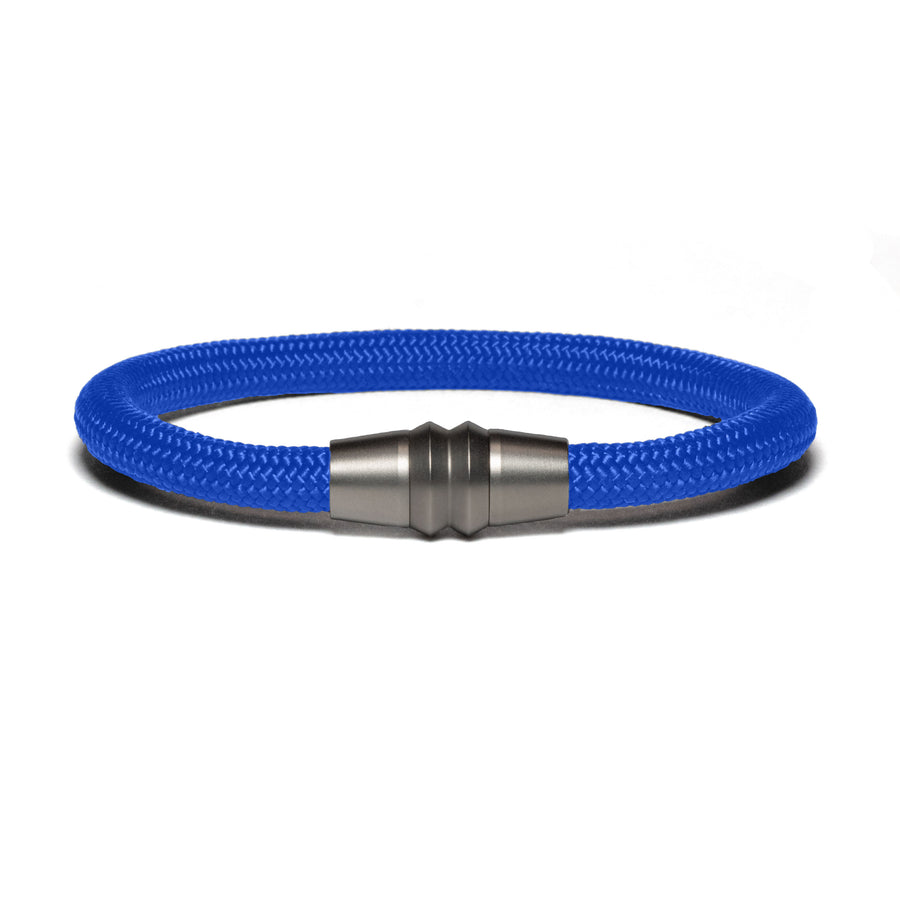Bracelet basic - blue paracord