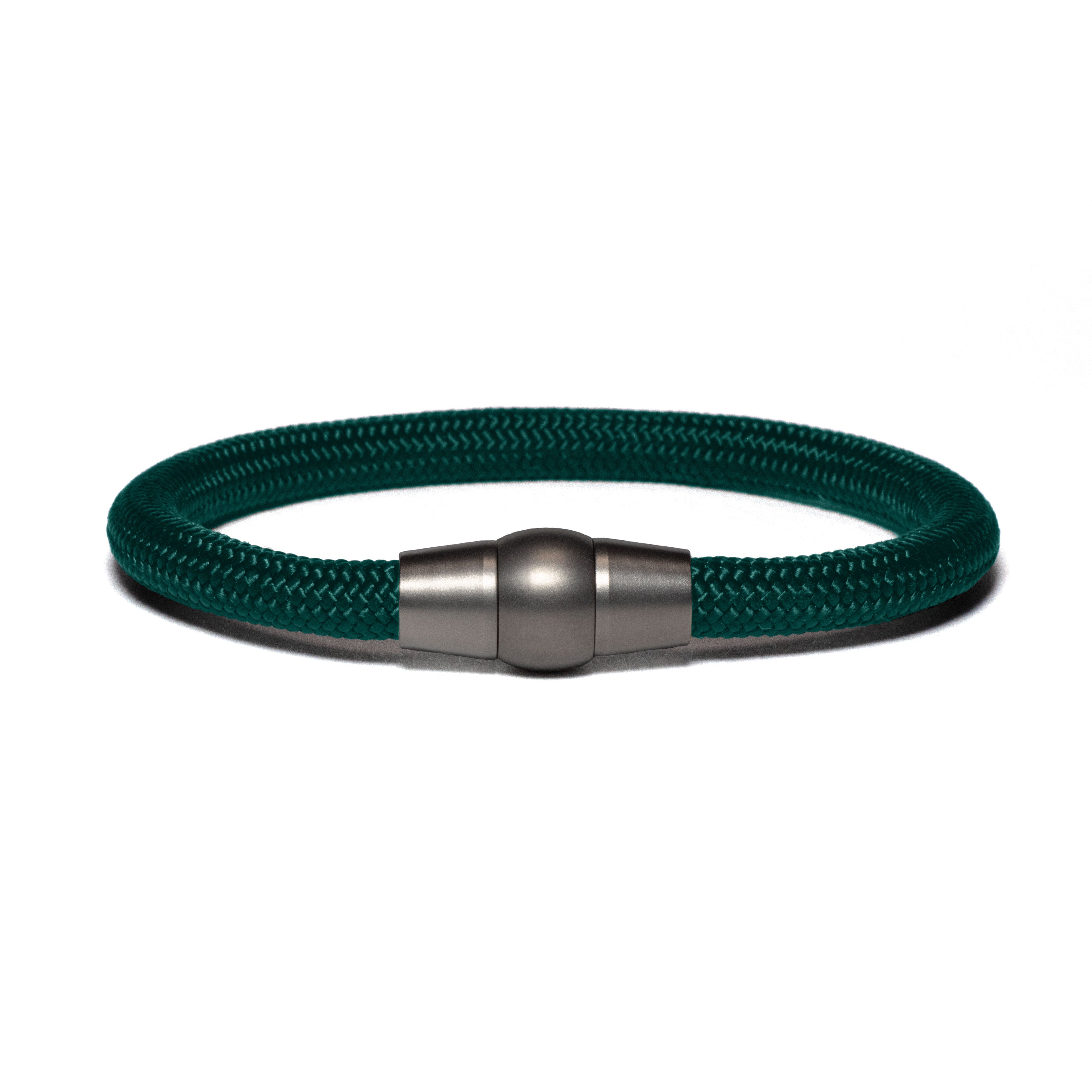 Bracelet basic - dark green paracord