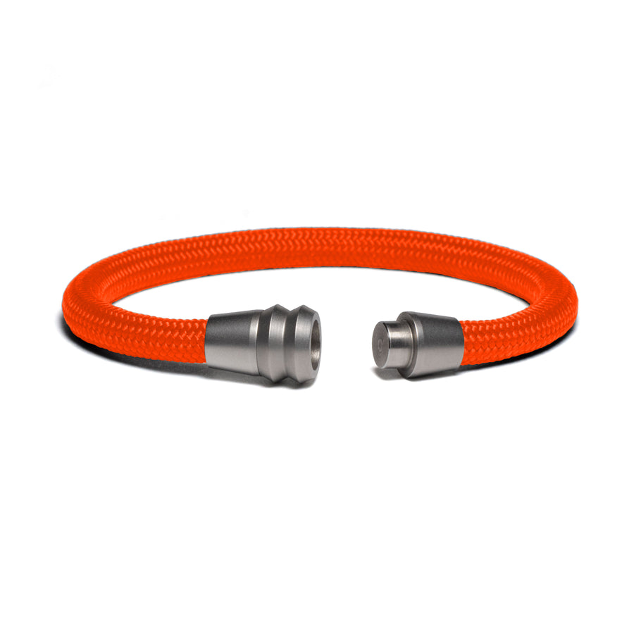 Bracelet basic - neon orange paracord