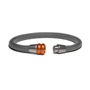 Bracelet bi-color copper - Paracord gray