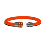 Armband Bi-Color Kupfer - Paracord Neon Orange