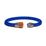 Load image into Gallery viewer, Bracelet bi-color copper - Paracord blue
