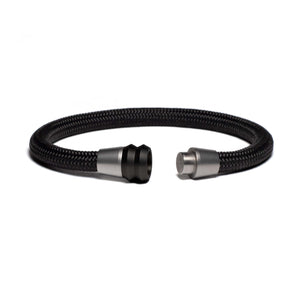Armband Bi-Color Schwarz - Paracord Schwarz