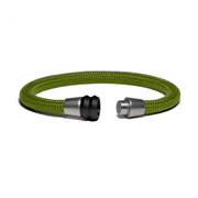 Armband Bi-Color Schwarz - Paracord Olivgrün